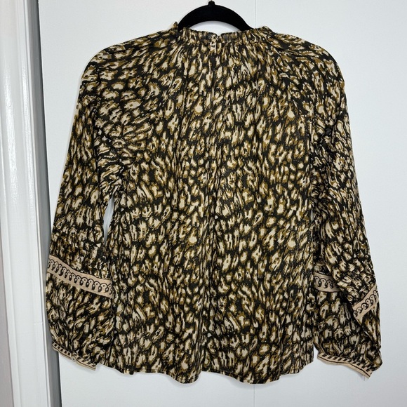 Cleobella Alicia Blouse Long Sleeve Organic Cotton Pattern - Small NWT - Picture 6 of 10